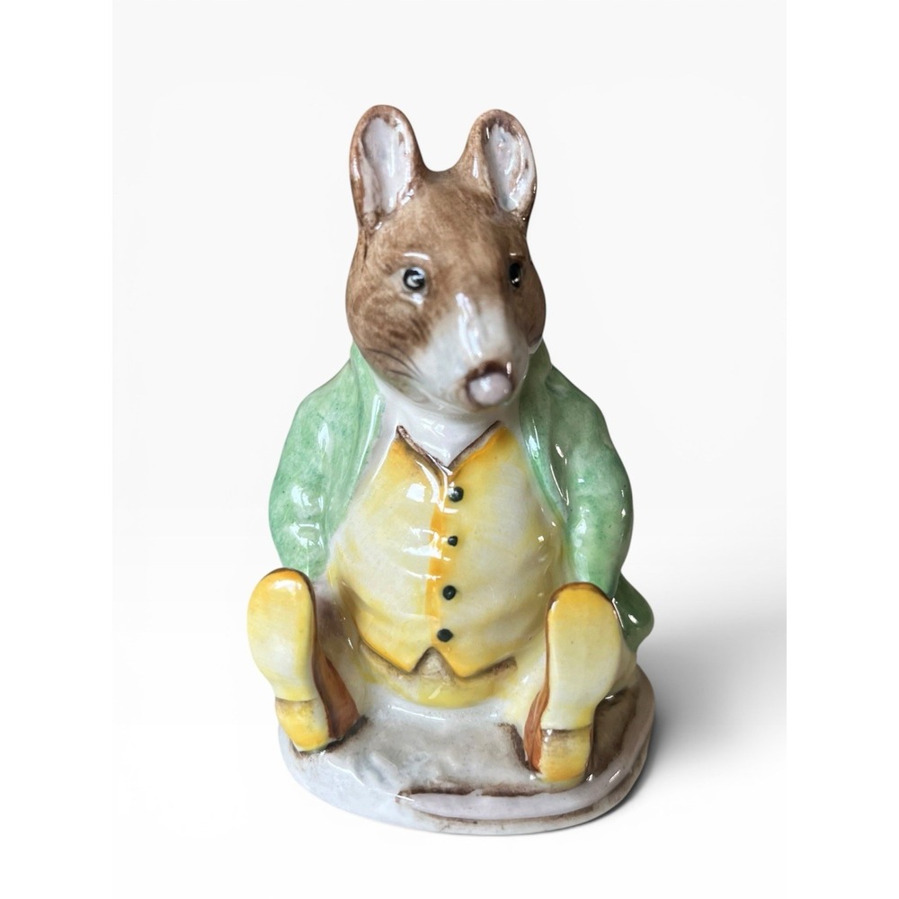 Beatrix Potter Samuel Whiskers Figurine F Warne & Co‎ 1948 England Vintage EUC